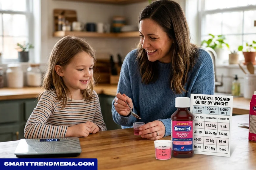 Benadryl Dosing for Kids by Weight