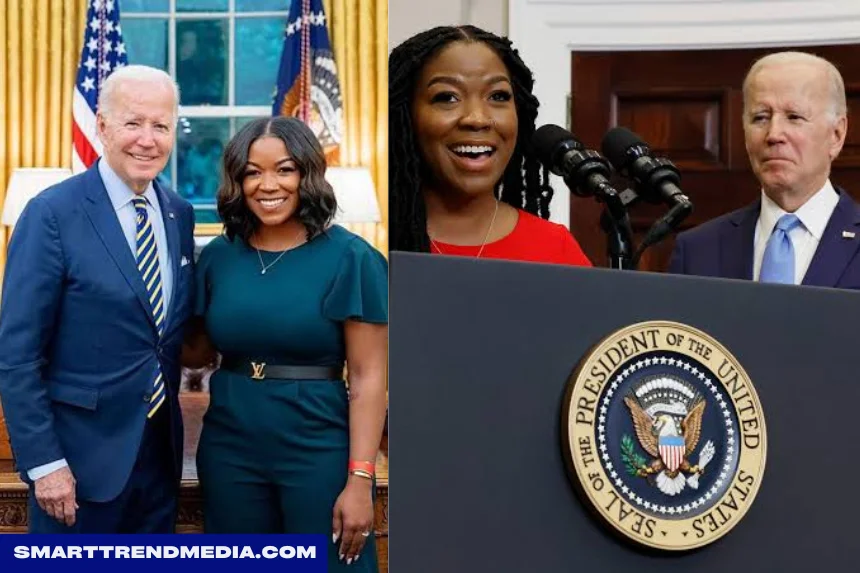 Cherelle Met President Biden at the White House