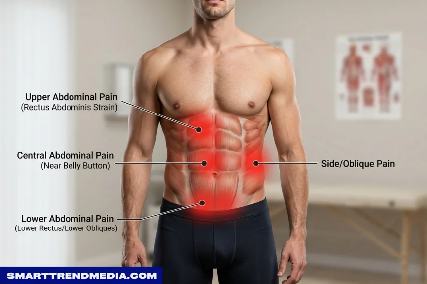Where Can a Pulled Abdominal Muscle Hurt